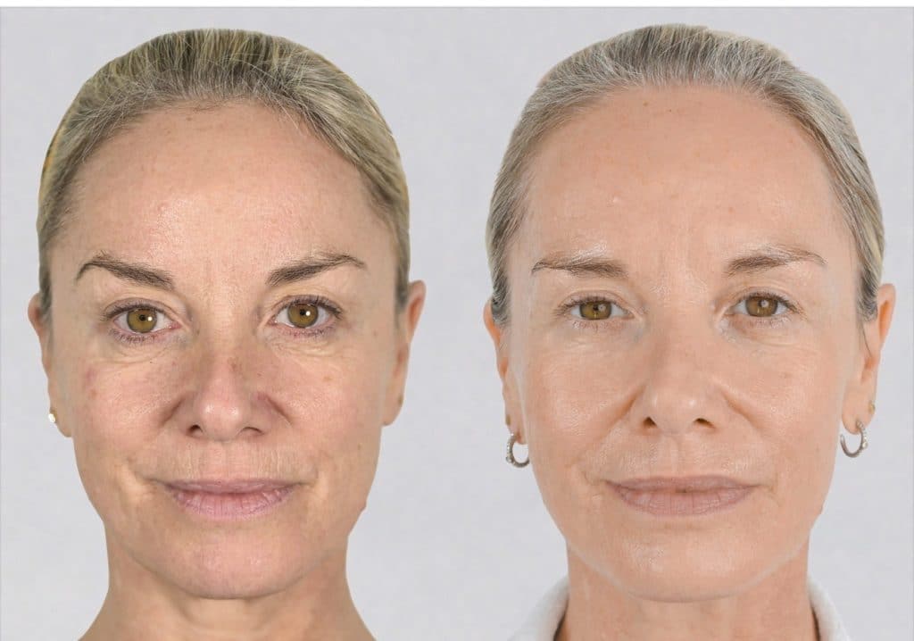 tamzin outhwaite before and after NeoGen Plasma treatment